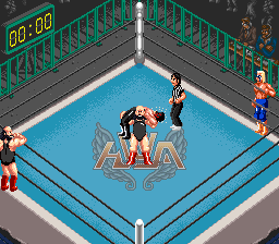 Super Fire Pro Wrestling Special (Japan) In game screenshot